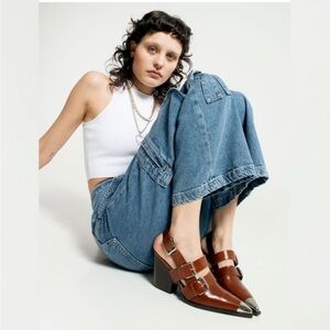 Free People x Jeffrey Campbell Harley Slingback Heels size 9 NWT